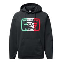 Hecho En Mexico Eagle Mexican Independence Day Performance Fleece Hoodie