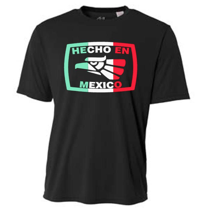 Hecho En Mexico Eagle Mexican Independence Day Cooling Performance Crew T-Shirt