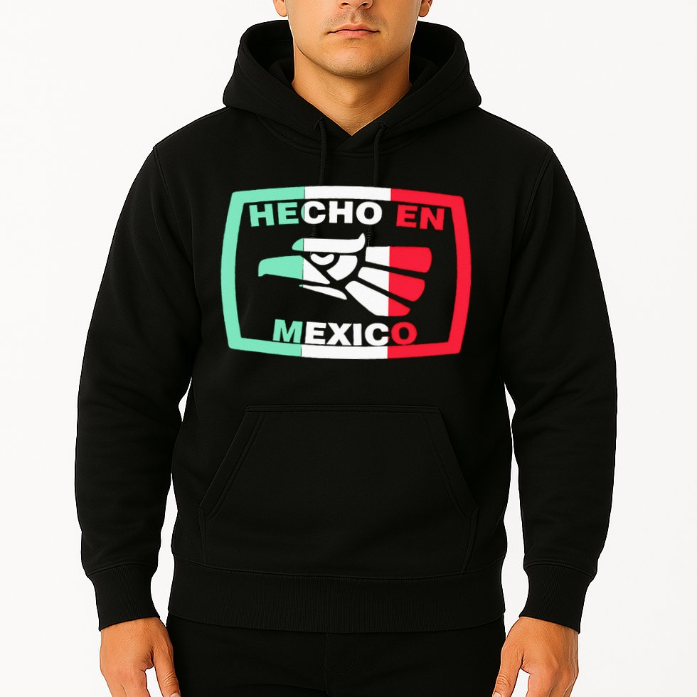 Hecho En Mexico Eagle Mexican Independence Day Hoodie