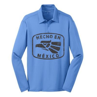 Hecho En Mexico Made In Mexico Vintage Fun Silk Touch Performance Long Sleeve Polo