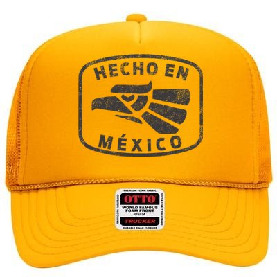 Hecho En Mexico Made In Mexico Vintage Fun High Crown Mesh Back Trucker Hat