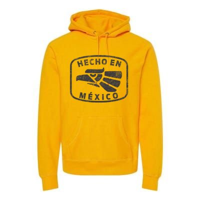 Hecho En Mexico Made In Mexico Vintage Fun Premium Hoodie