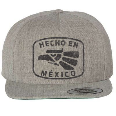 Hecho En Mexico Made In Mexico Vintage Fun Wool Snapback Cap