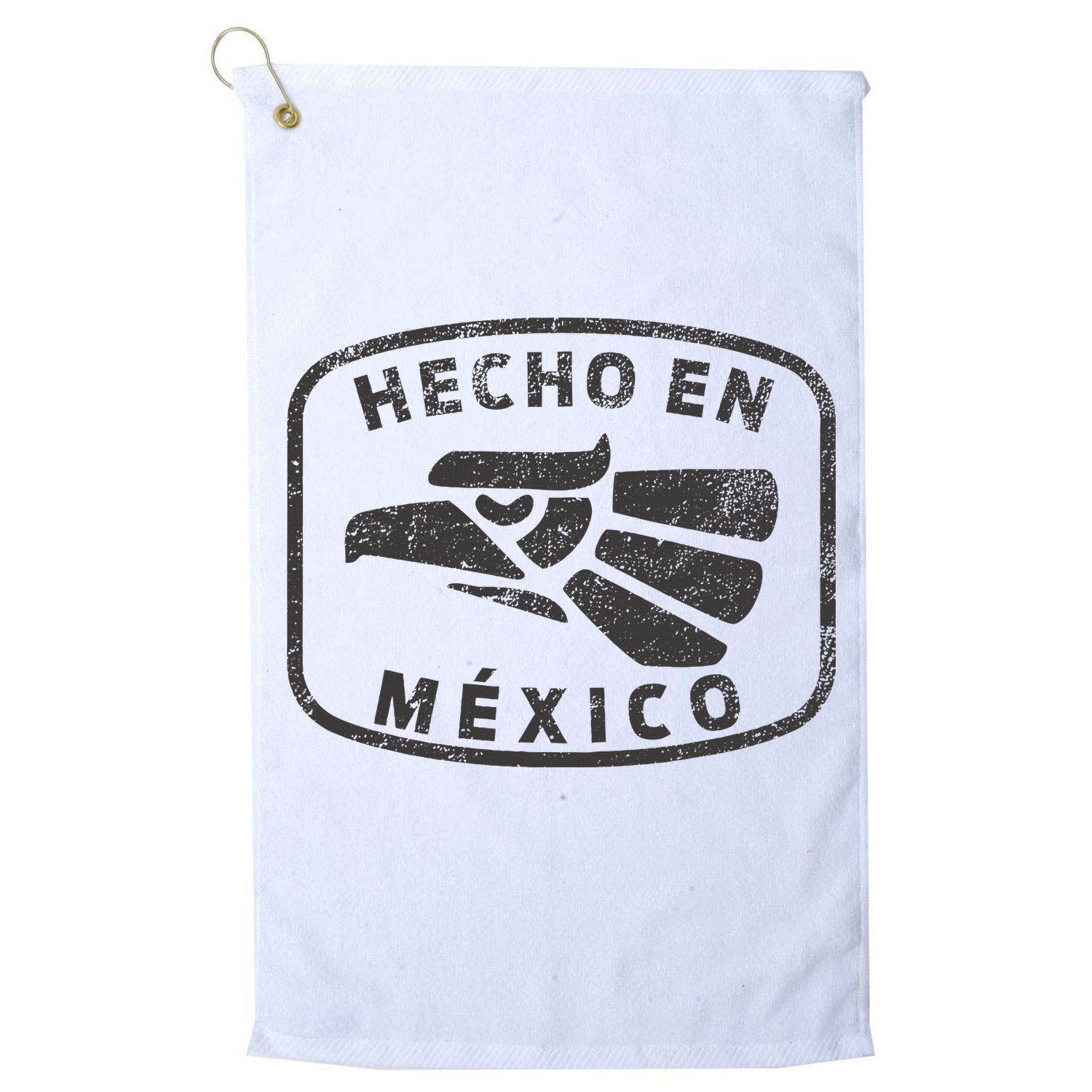 Hecho En Mexico Made In Mexico Vintage Fun Golf Towel