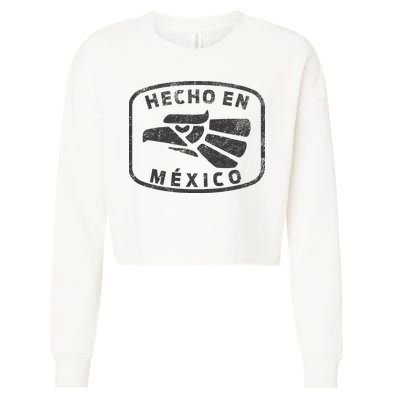 Hecho En Mexico Made In Mexico Vintage Fun Cropped Pullover Crew
