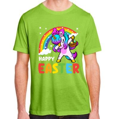 Happy Easter Magical Unicorn Squad Lenten Season Holy Week Gift Adult ChromaSoft Performance T-Shirt