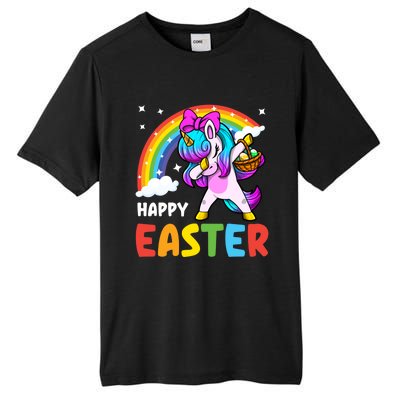 Happy Easter Magical Unicorn Squad Lenten Season Holy Week Gift Tall Fusion ChromaSoft Performance T-Shirt