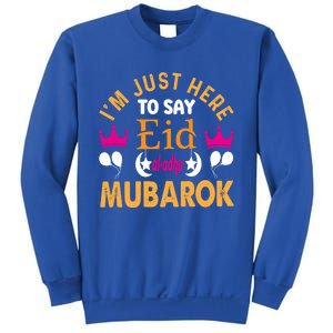 Happy Eid Mubarak For Muslim Eid Al Fitr Islamic Gift Sweatshirt