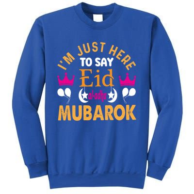 Happy Eid Mubarak For Muslim Eid Al Fitr Islamic Gift Sweatshirt