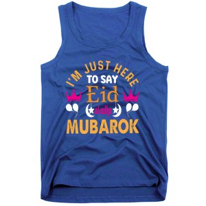 Happy Eid Mubarak For Muslim Eid Al Fitr Islamic Gift Tank Top