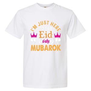 Happy Eid Mubarak For Muslim Eid Al Fitr Islamic Gift Garment-Dyed Heavyweight T-Shirt