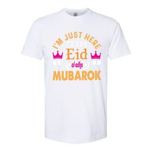 Happy Eid Mubarak For Muslim Eid Al Fitr Islamic Gift Softstyle CVC T-Shirt