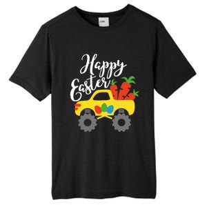 Happy Easter Monster Truck Carrots Cool Gift Tall Fusion ChromaSoft Performance T-Shirt