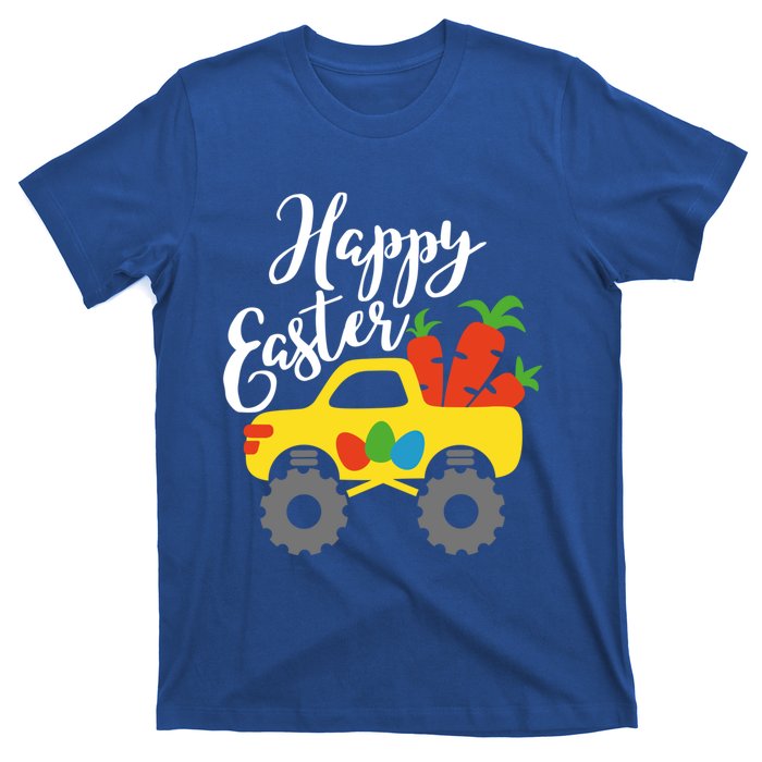 Happy Easter Monster Truck Carrots Cool Gift T-Shirt