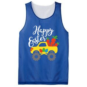 Happy Easter Monster Truck Carrots Cool Gift Mesh Reversible Basketball Jersey Tank