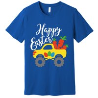 Happy Easter Monster Truck Carrots Cool Gift Premium T-Shirt