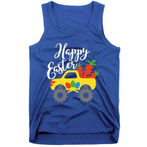 Happy Easter Monster Truck Carrots Cool Gift Tank Top