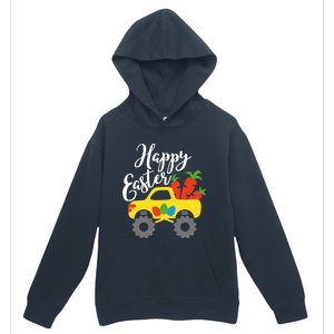 Happy Easter Monster Truck Carrots Cool Gift Urban Pullover Hoodie