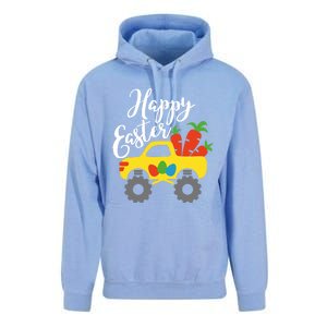 Happy Easter Monster Truck Carrots Cool Gift Unisex Surf Hoodie