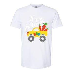 Happy Easter Monster Truck Carrots Cool Gift Softstyle CVC T-Shirt