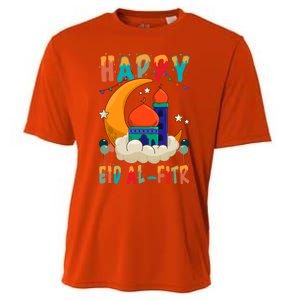 Happy Eid Mubarak For Muslim Eid Al Fitr Meaningful Gift Cooling Performance Crew T-Shirt