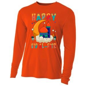 Happy Eid Mubarak For Muslim Eid Al Fitr Meaningful Gift Cooling Performance Long Sleeve Crew