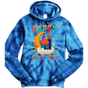 Happy Eid Mubarak For Muslim Eid Al Fitr Meaningful Gift Tie Dye Hoodie