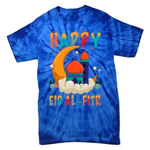 Happy Eid Mubarak For Muslim Eid Al Fitr Meaningful Gift Tie-Dye T-Shirt