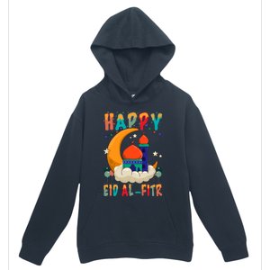 Happy Eid Mubarak For Muslim Eid Al Fitr Meaningful Gift Urban Pullover Hoodie