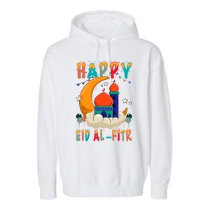 Happy Eid Mubarak For Muslim Eid Al Fitr Meaningful Gift Garment-Dyed Fleece Hoodie