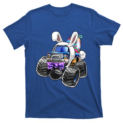 Happy Easter Monster Truck Easter Bunny Costume And Egg Gift T-Shirt