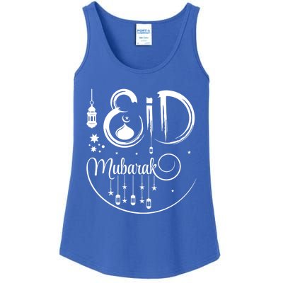 Happy Eid Mubarak Gift Eid Algiftfitr Eid Ramadan Islamic Gift Ladies Essential Tank