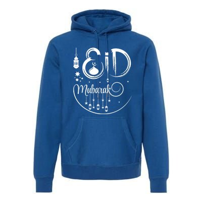 Happy Eid Mubarak Gift Eid Algiftfitr Eid Ramadan Islamic Gift Premium Hoodie