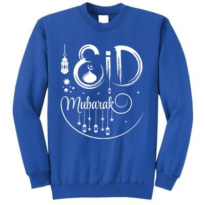 Happy Eid Mubarak Gift Eid Algiftfitr Eid Ramadan Islamic Gift Tall Sweatshirt