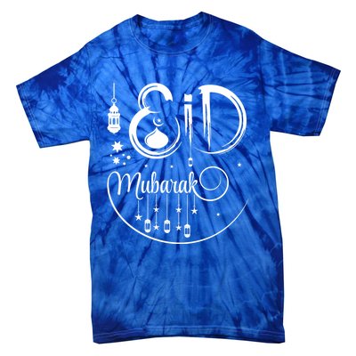 Happy Eid Mubarak Gift Eid Algiftfitr Eid Ramadan Islamic Gift Tie-Dye T-Shirt