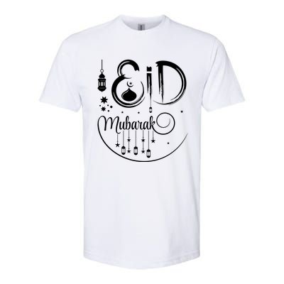 Happy Eid Mubarak Gift Eid Algiftfitr Eid Ramadan Islamic Gift Softstyle CVC T-Shirt