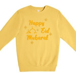 Happy Eid Mubarak Celebration Premium Crewneck Sweatshirt