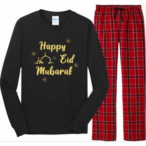 Happy Eid Mubarak Celebration Long Sleeve Pajama Set