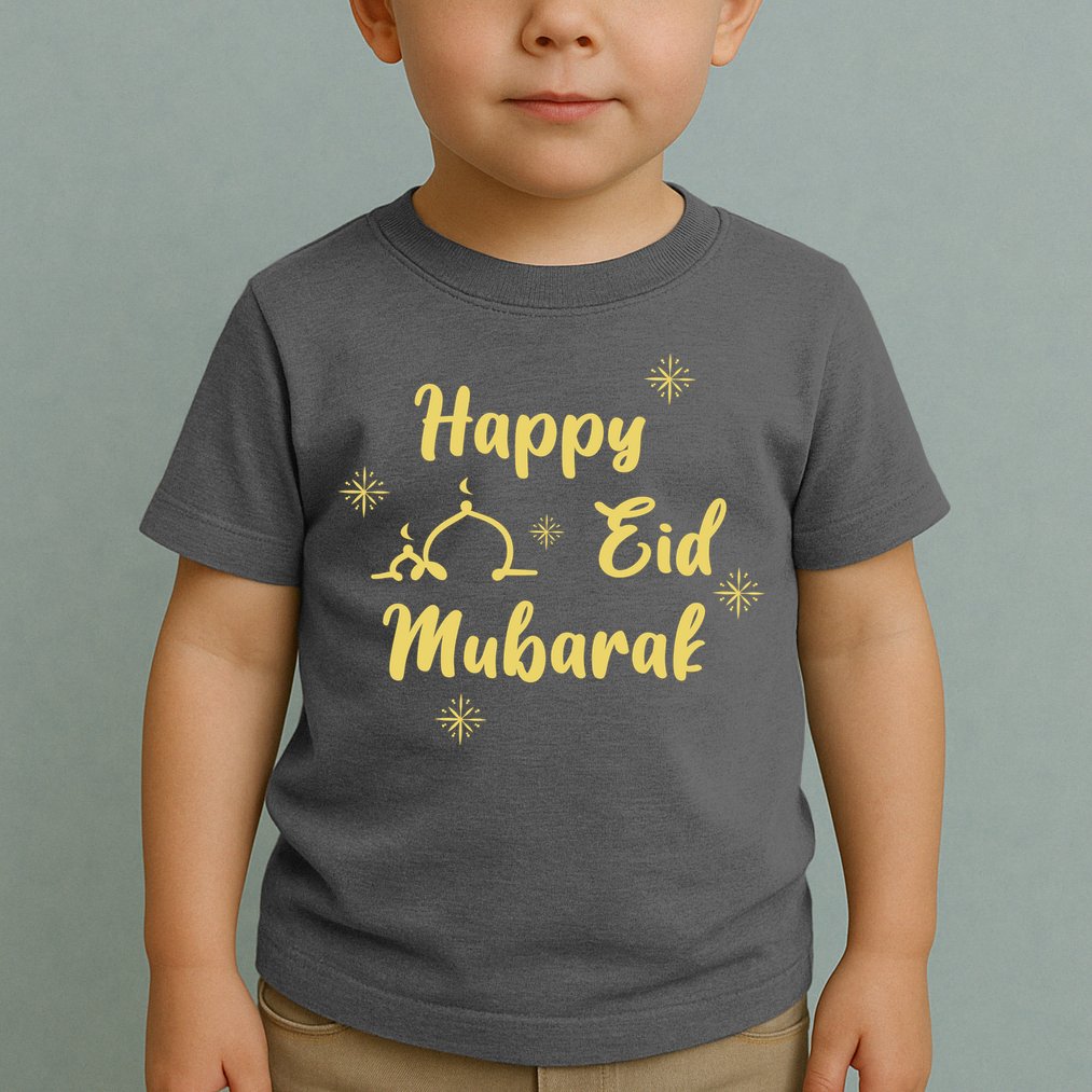 Happy Eid Mubarak Celebration Toddler T-Shirt