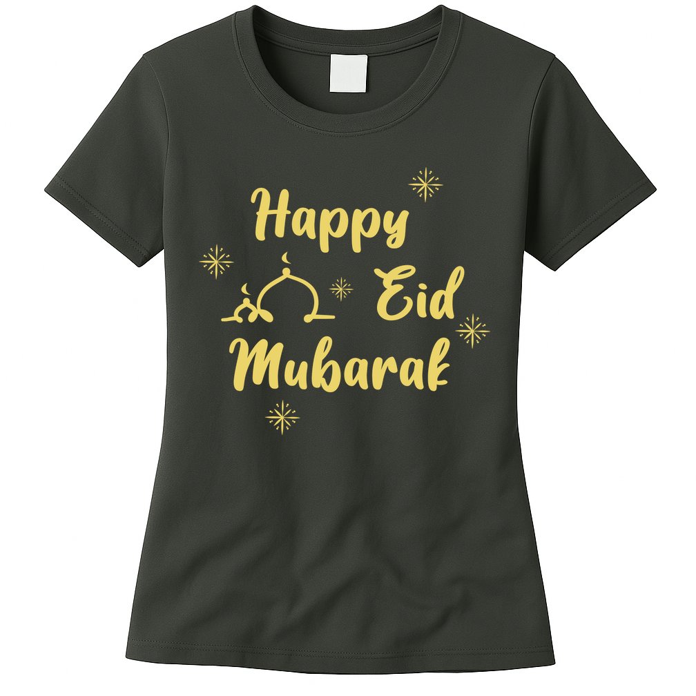 Happy Eid Mubarak Celebration Womens T-Shirt