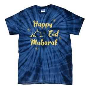 Happy Eid Mubarak Celebration Tie-Dye T-Shirt