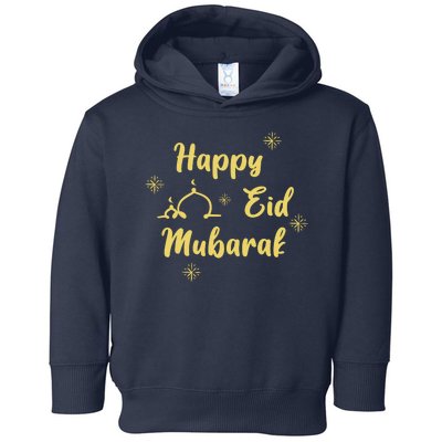 Happy Eid Mubarak Celebration Toddler Hoodie