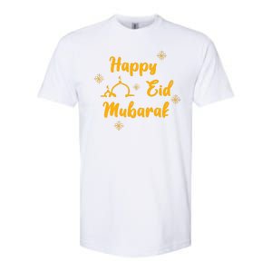 Happy Eid Mubarak Celebration Softstyle® CVC T-Shirt