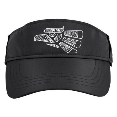 Hecho En Mexico Aztec Calendar Mexican Eagle Adult Drive Performance Visor