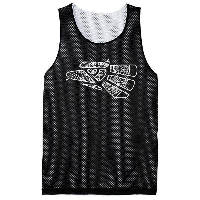 Hecho En Mexico Aztec Calendar Mexican Eagle Mesh Reversible Basketball Jersey Tank