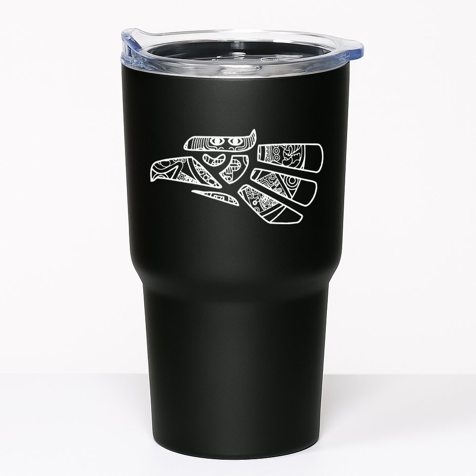 Hecho En Mexico Aztec Calendar Mexican Eagle Tumbler