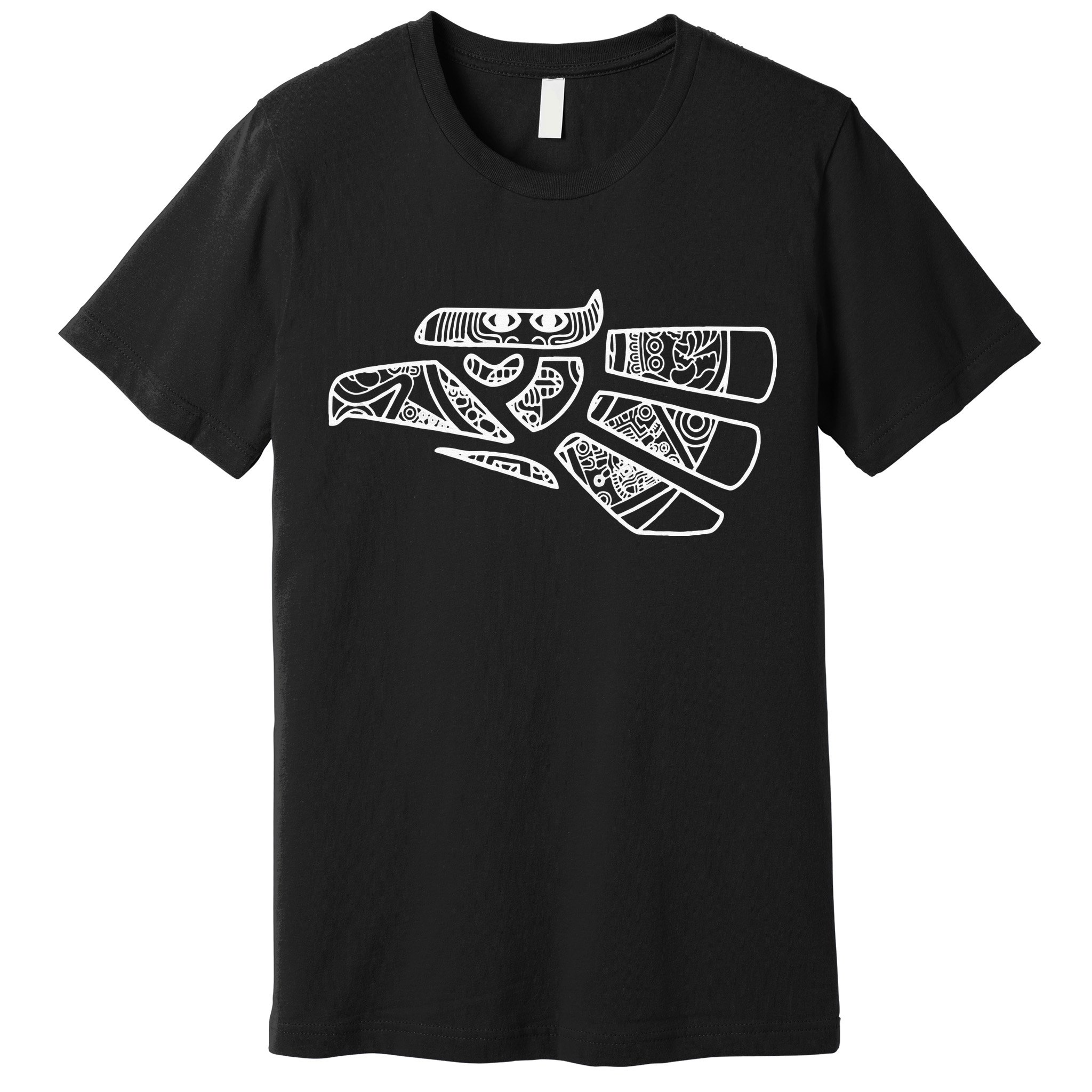 Hecho En Mexico Aztec Calendar Mexican Eagle Premium T-Shirt