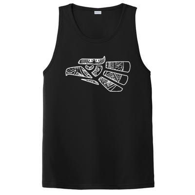 Hecho En Mexico Aztec Calendar Mexican Eagle PosiCharge Competitor Tank