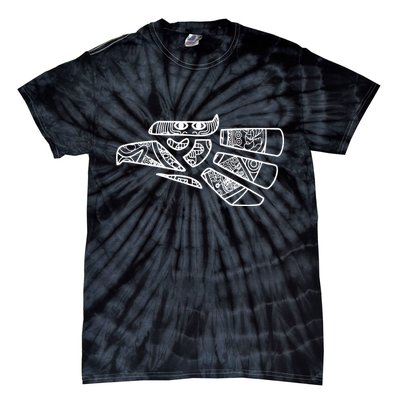 Hecho En Mexico Aztec Calendar Mexican Eagle Tie-Dye T-Shirt