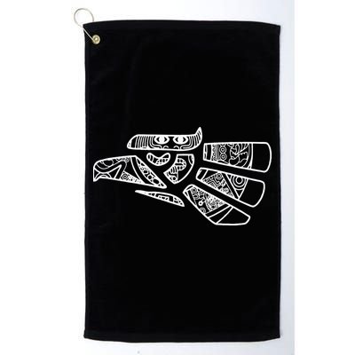 Hecho En Mexico Aztec Calendar Mexican Eagle Golf Towel